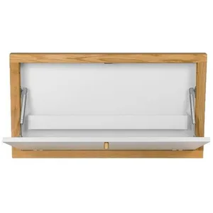 GENERIQUE Bureau Mural Design Brenta 74cm Blanc pas cher