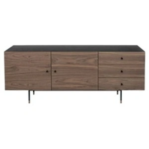 Comparateur de prix : Hellin Buffet bas en bois 2 portes et 3 tiroirs - JERSEY