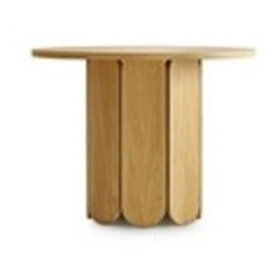 Comparateur de prix : Table Basse Ronde Design - PARIS PRIX - Soft - Chêne - 98cm
