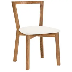 Comparateur de prix : Paris Prix Lot de 2 Chaises Design "Cee" 75cm Chêne & Blanc