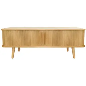 Paris Prix Meuble TV Design "Rove" 138cm Chêne pas cher