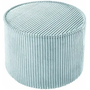 Comparateur de prix : Wigiwama Pouf Peppermint Green velours côtelé