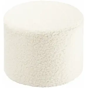 Comparateur de prix : Wigiwama Pouf Cream White molletonné