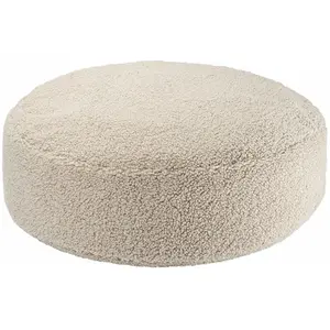 Comparateur de prix : Wigiwama Pouf Ottoman Biscuit molletonné