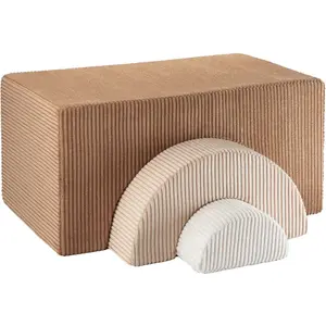 Wigiwama Ensemble de jeu arc-en-ciel Toffee velours côtelé