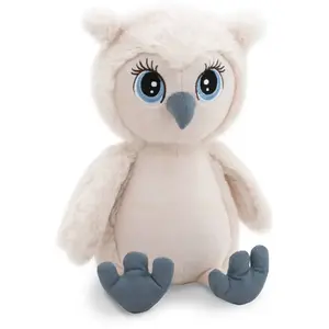 Jouets orange peluche hibou 25 cm - Hibou Lisa pas cher