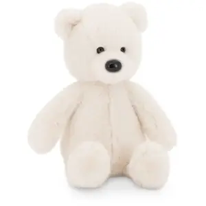 Ourson Orange jouets 25 cm - Ourson Blanc pas cher