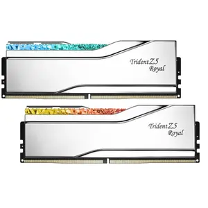 Comparateur de prix : RAM - G.SKILL - Trident Z5 Royal - 64 Go - DDR5 6400 MHz CL32 - Argent
