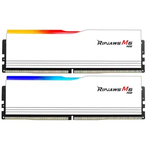 Comparateur de prix : G.Skill Ripjaws M5 RGB 64 Go (2 x 32 Go) DDR5 6000 MHz CL32 - Blanc