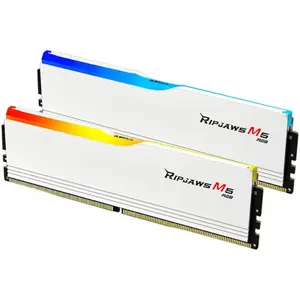 Comparateur de prix : G.Skill Ripjaws M5 RGB 32 Go (2 x 16 Go) DDR5 6000 MHz CL36 - Blanc