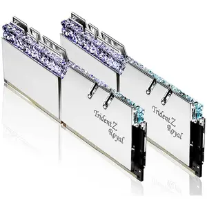 Comparateur de prix : Mémoire PC G.SKILL Trident Z ROYAL - 32 Go DDR4 3200 Mhz CL16 - Gris