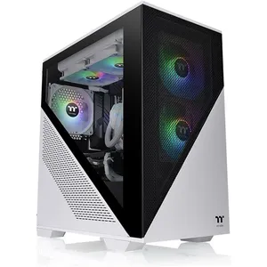 ThermalTake Boitier PC Mini Tour Micro ATX Thermaltake Divider 170 RGB - Blanc/Noir