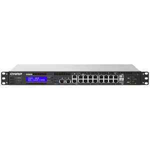 Comparateur de prix : Switch Ethernet Qnap QGD-1602P 16 ports - 2,5 GbE, Manageable, PoE, L2