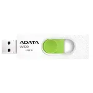 A-Data ADATA UV320 - Clé USB - 64 Go - USB 3.1 - Blanc/vert pas cher