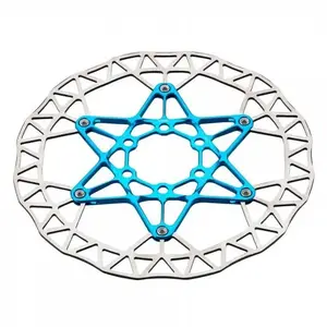 Disque de frein kcnc kasditor 6 trous bleu pas cher