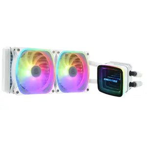 Comparateur de prix : ENERMAX AQUAFUSION ADV 240MM ARGB WH ELC-AQFA240-SQA-W ENERMAX AQUAFUS