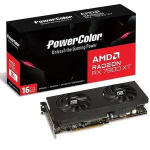 PowerColor RX 7800 XT AMD Radeon RX 7800 XT 16 Go GDDR6 pas cher