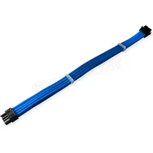 Xigmatek Câble d'extension iCable VGA - 1x PCIe 6+2 pins (Bleu) pas cher