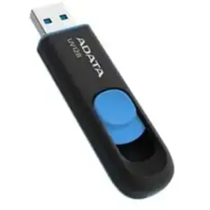 Clé USB 256 Go, USB 3.2 - Adata (AUV128-256G-RBE) - Noir / Bleu