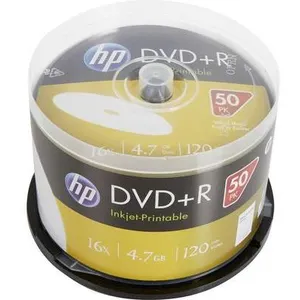 Comparateur de prix : HP DRE00026WIP DVD+R vierge 4.7 GB 50 pc(s) tour imprimable