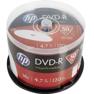 HP DME00025WIP DVD-R vierge 4.7 GB 50 pc(s) tourVendu parcdiscount