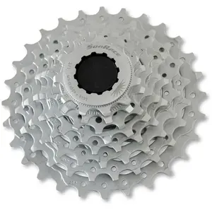 Comparateur de prix : Cassette 8v. sunrace chrome - 12-25dts (compatible shimano) route