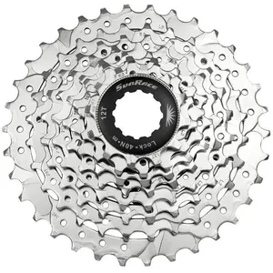 Comparateur de prix : Cassette VTT - Sunrace - M6 - 8 vitesses - 58g - 160 PSI - Valve Presta