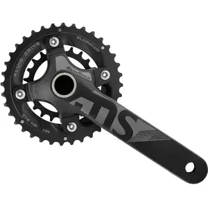 Pédalier alu integre avec cuvette filete Sunrace Ms10 10V 36/22 T TU pas cher