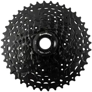 Comparateur de prix : Sunrace Cassette VTT 9 Vitesses 11-40 HG Shimano/Sram Noire pour Gravel et VTT
