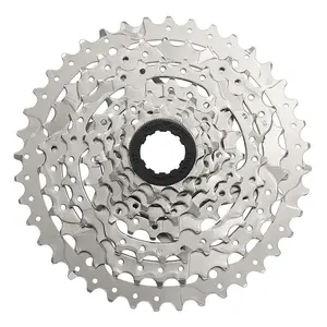 Cassette 9V 11-42 Dents Nickel Argent Compatible Shimano - Sunrace pas cher