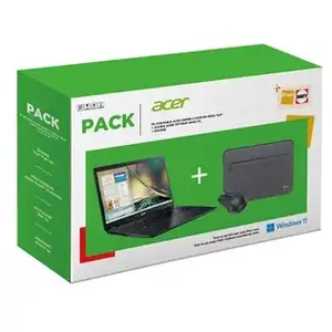 PACK ASPIRE 3 A315 15,6'' + SOURIS ACER OPTIQUE SANS FIL + HOUSSE pas cher