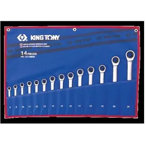 King Tony - Trousse de 14 clés mixtes à cliquet 8 à 24mmVendu paramazon