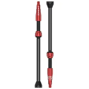 Comparateur de prix : Valve Tubeless Lezyne CNC 80mm en Aluminium Rouge avec Outil de Retrait