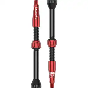 Comparateur de prix : Valve Tubeless Lezyne CNC 44mm en Aluminium Rouge avec Outil de Retrait