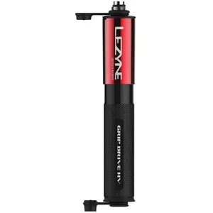 Pompe a main lezyne grip drive hv s  max 90 psi   6 2 bar  noir   rougeVendu paramazon