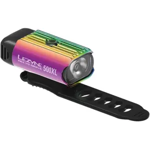 Lezyne Lumi de Vélo Hecto Drive 500XL 500 Lumens, 3 Modes Fixes et 2 Flash, Couleur Néon