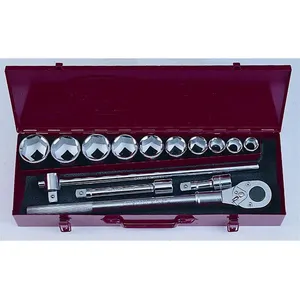 Force Coffret douilles et acessoires poids lourds 3/4 6 pans 22 a 50 pas cher