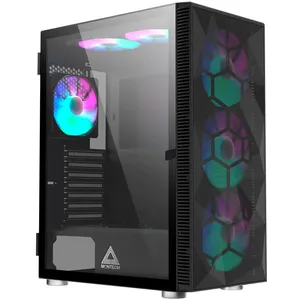 Comparateur de prix : Boîtier PC ATX moyenne tour Montech X3 Mesh en verre trempé - Noir