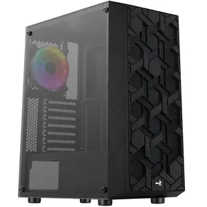 Comparateur de prix : Boîtier PC Moyen Tour ATX avec panneau vitré Aerocool Hive v2 RGB TU