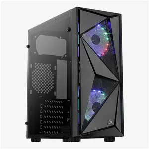 Comparateur de prix : Boîtier PC Moyen Tour ATX avec panneau vitré Aerocool Mecha ARGB TU