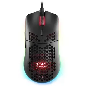 Comparateur de prix : Souris Gaming avec LED Mars Gaming MMAX Ultraléger 12400 dpi Noir