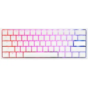 Comparateur de prix : Ducky Channel One 2 Mini RGB - Blanc - Cherry MX Brown