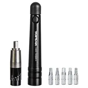 Comparateur de prix : Clé dynamométrique compacte Topeak Nano TorqBar X - noir/argenté