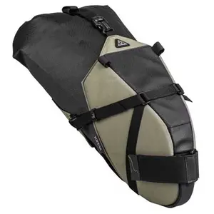 Comparateur de prix : Sacoche de selle vélo Topeak BackLoader X - Capacité 10 L - Vert/noir