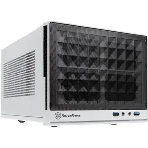 Comparateur de prix : Silverstone SG13 Mini Tower Noir, Blanc