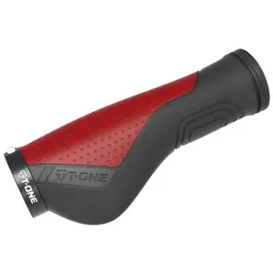 Comparateur de prix : T.One Ripple Ergo Poignée de Guidon Noir/Rouge 130 mm