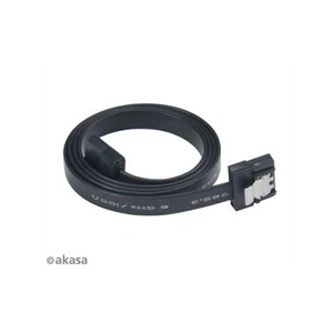 Akasa Câble SATA 3.0 - Plat - 050 cm - PROSLIM - AK-CBSA05-50BK - Noir
