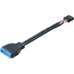 Comparateur de prix : Akasa - Cable Adaptateur USB 3.0 vers USB 2.0 Interne - 10 cm - AK-CBUB19-10BK - Noir