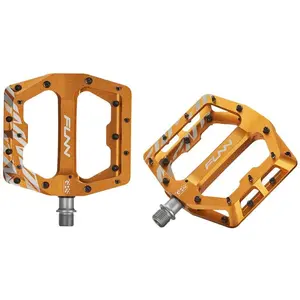 Comparateur de prix : Pédale FUNNDAMENTAL en Aluminium Orange avec Système GRS, 102x105x17mm
