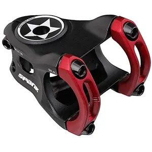 Spank Split Stem Potence VTT/MTB Mixte Adulte, Rouge, 38mm